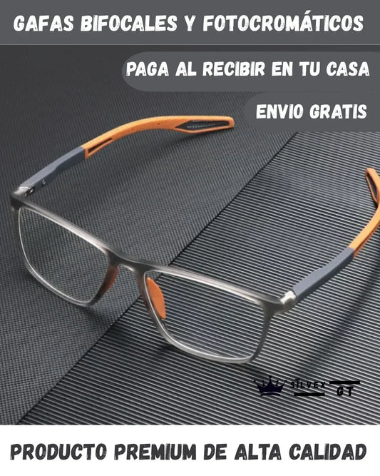 Gafas bifocales fotocromáticas inteligentes