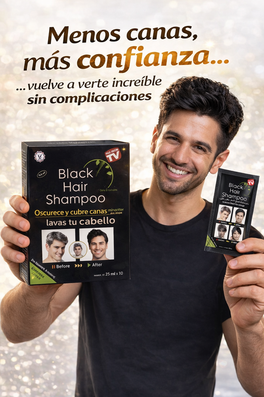 ✨ Recupera tu cabello oscuro, renueva tu look y vuelve a sentirte increíble en minutos 🧴