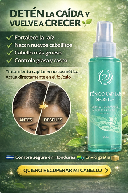 ✨ TÓNICO CAPILAR SECRETOS ✨