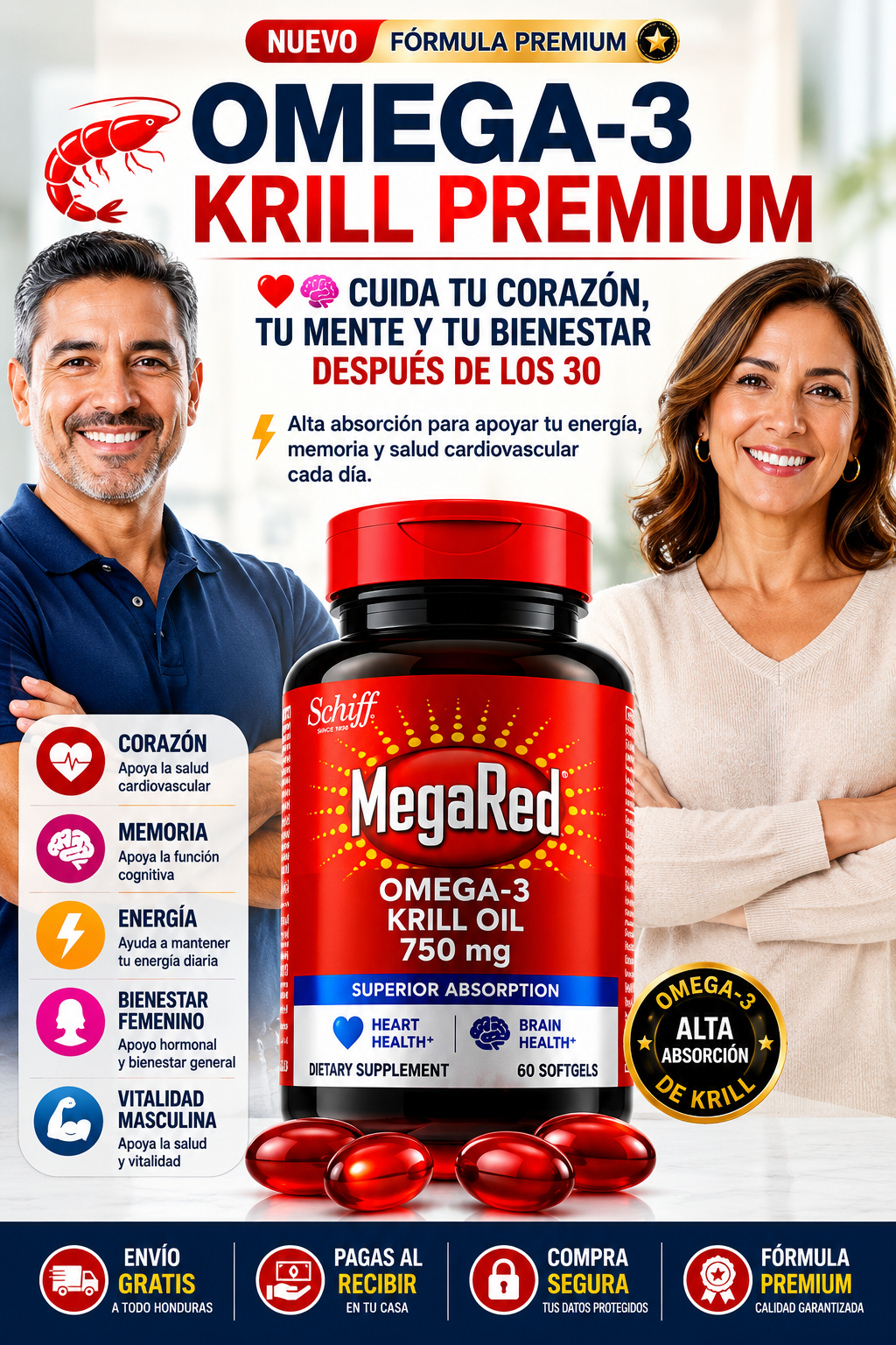 🦐 Omega-3 Krill Premium