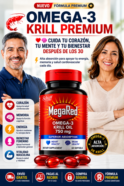 🦐 Omega-3 Krill Premium